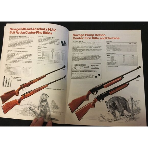 Savage Arms 1978 Catalog Firearms Long Guns Rifles - Picture 3 of 6